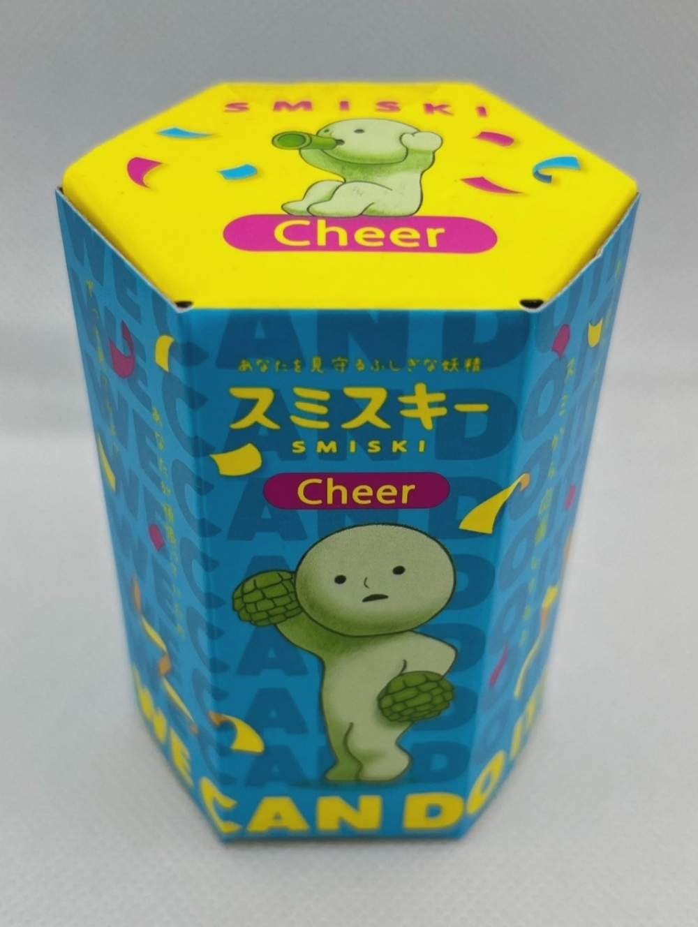 Smiski Cheer Figure Box - Yellow & Blue Packaging
